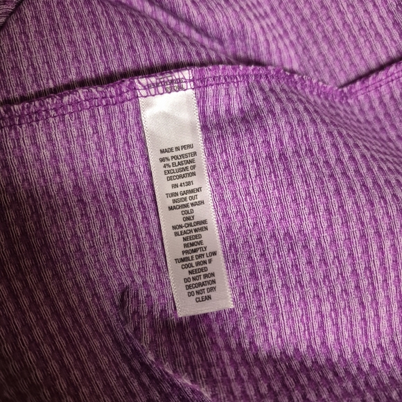 RLX Ralph Lauren Women Purple Track 1/2 Zip  Jacket SmaPurple Women's Sweate - Picture 2 of 4